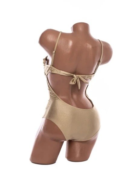 Costum de Baie de Damă din Două Piese, Sutien Triunghi cu Bretele Duble și Slip Decupat - Image 10
