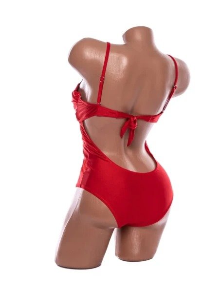 Costum de Baie de Damă din Două Piese, Sutien Triunghi cu Bretele Duble și Slip Decupat - Image 11