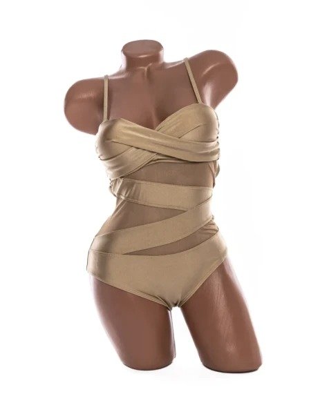 Costum de Baie de Damă din Două Piese, Sutien Triunghi cu Bretele Duble și Slip Decupat - Image 9