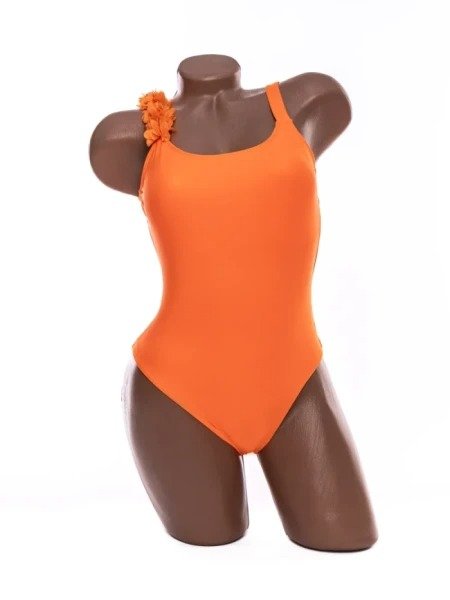Costum de Baie Întreg de Damă, Monokini Decupat cu Bandă Sub Bust și Barete pe Șolduri - Image 8