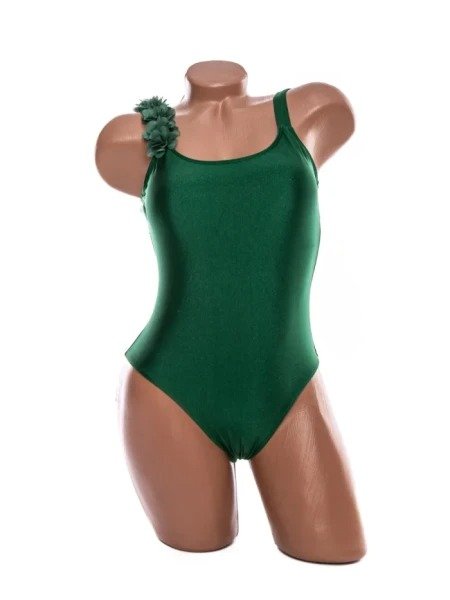 Costum de Baie Întreg de Damă, Monokini Decupat cu Bandă Sub Bust și Barete pe Șolduri - Image 4